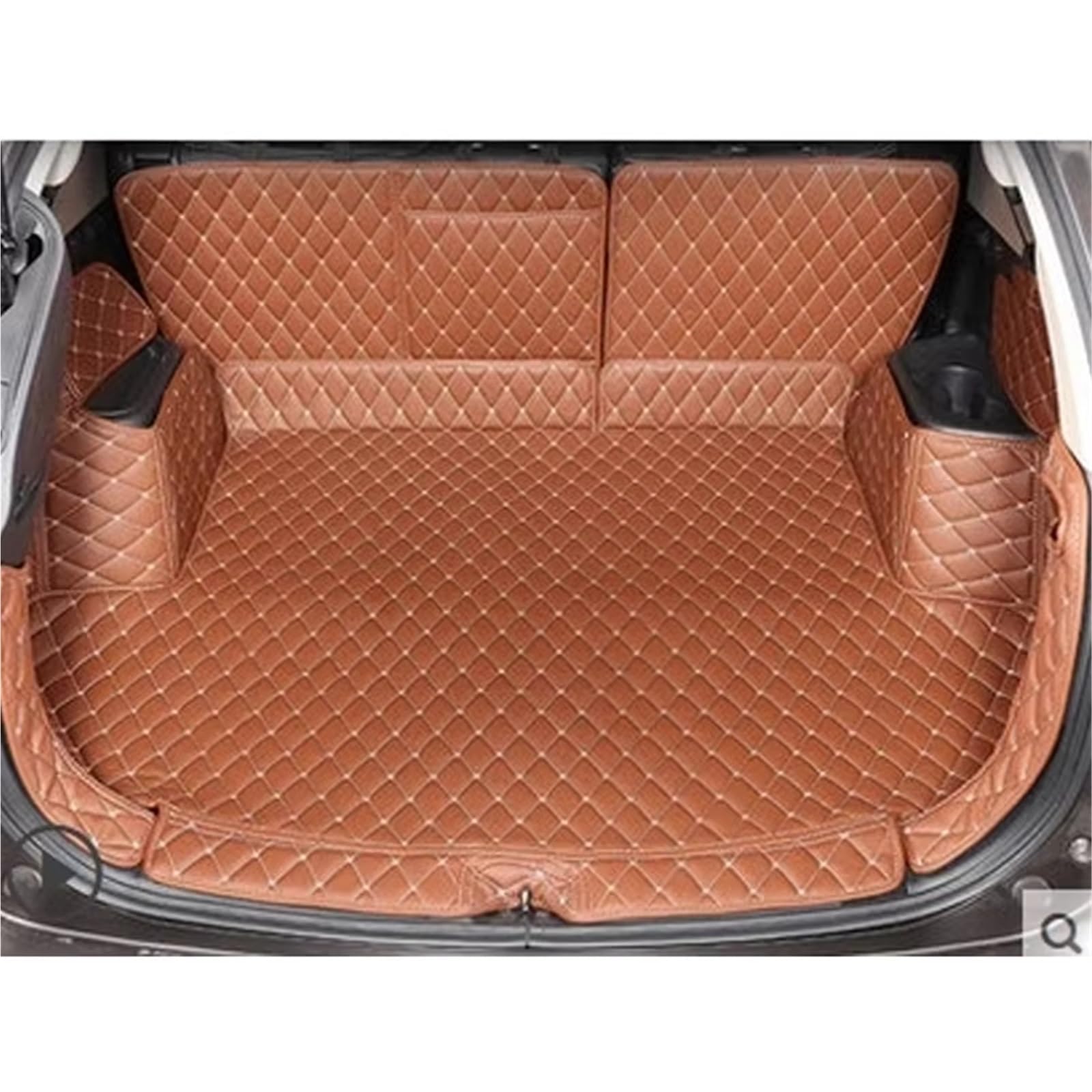 Kofferraummatten Für Mitsubishi Für Outlander 2013 2014 2015 2016 2017 2018 2019 2020 5 Sitze Auto Stamm Matten Boot Teppiche Cargo-Liner Gepäck Kofferraumschutz(A-) von APNWVFO