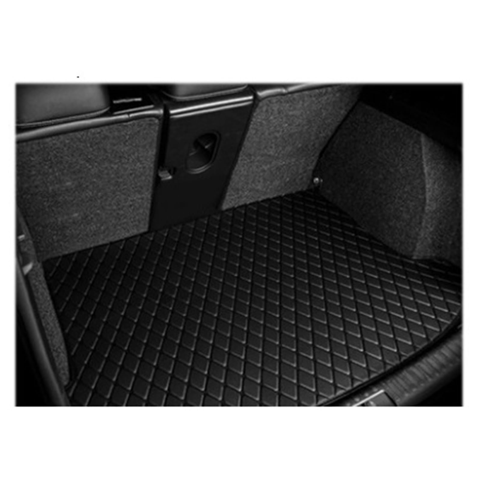 Kofferraummatten Für Nissan Für X-Trail T32 Für XTrail 2013 2014 2015 2016 2017 2018 Leder Kofferraum Matte Teppich Schwanz Cargo-Liner Pad Boot Mat Kofferraumschutz(C- Black) von APNWVFO