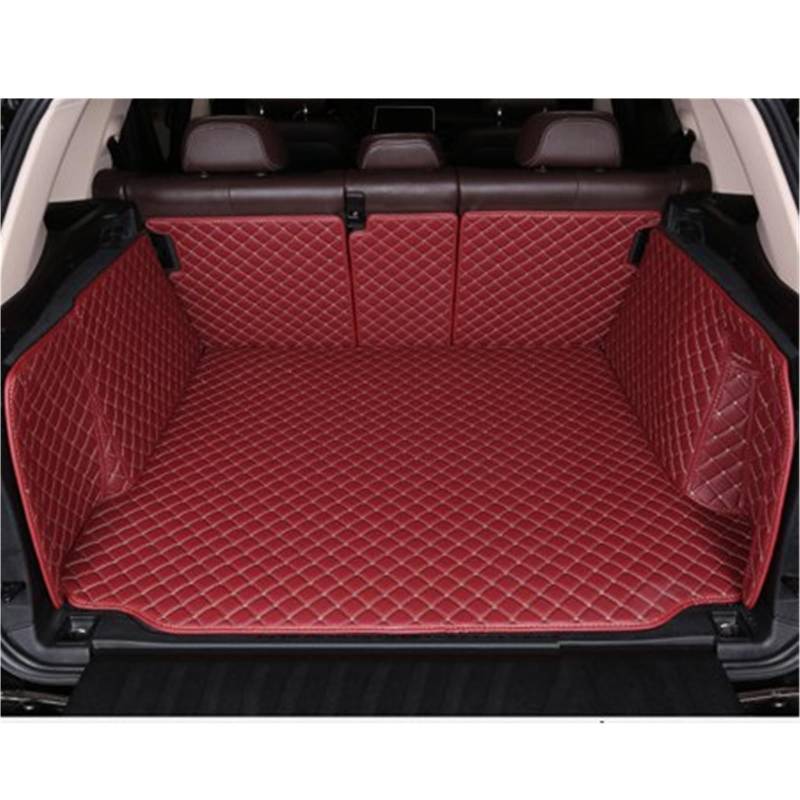 Kofferraummatten Für Q3 8U 2011 2012 2013 2014 2015 2016 2017 2018 Leder Kofferraum Matte Stamm Boot Mat Liner Cargo-Liner Kofferraumschutz(Brown) von APNWVFO