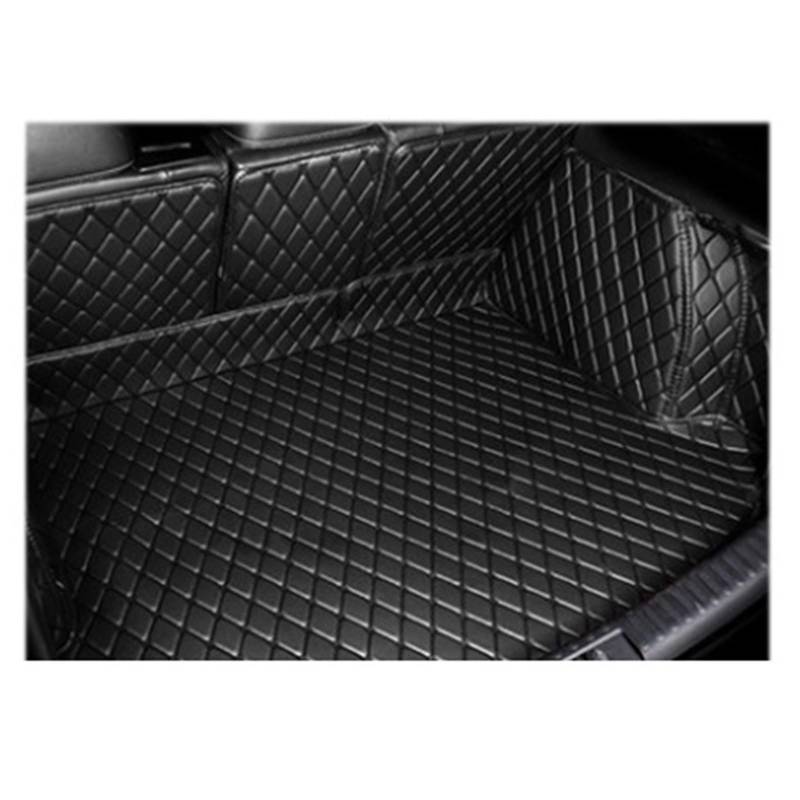 Kofferraummatten Für X5 E70 2007 2008 2009 2010 2011 2012 2013 Leder Kofferraum Matte Stamm Boot Mat Liner Pad Fracht Pad Teppich Schwanz Cargo Liners Kofferraumschutz(I- Black) von APNWVFO