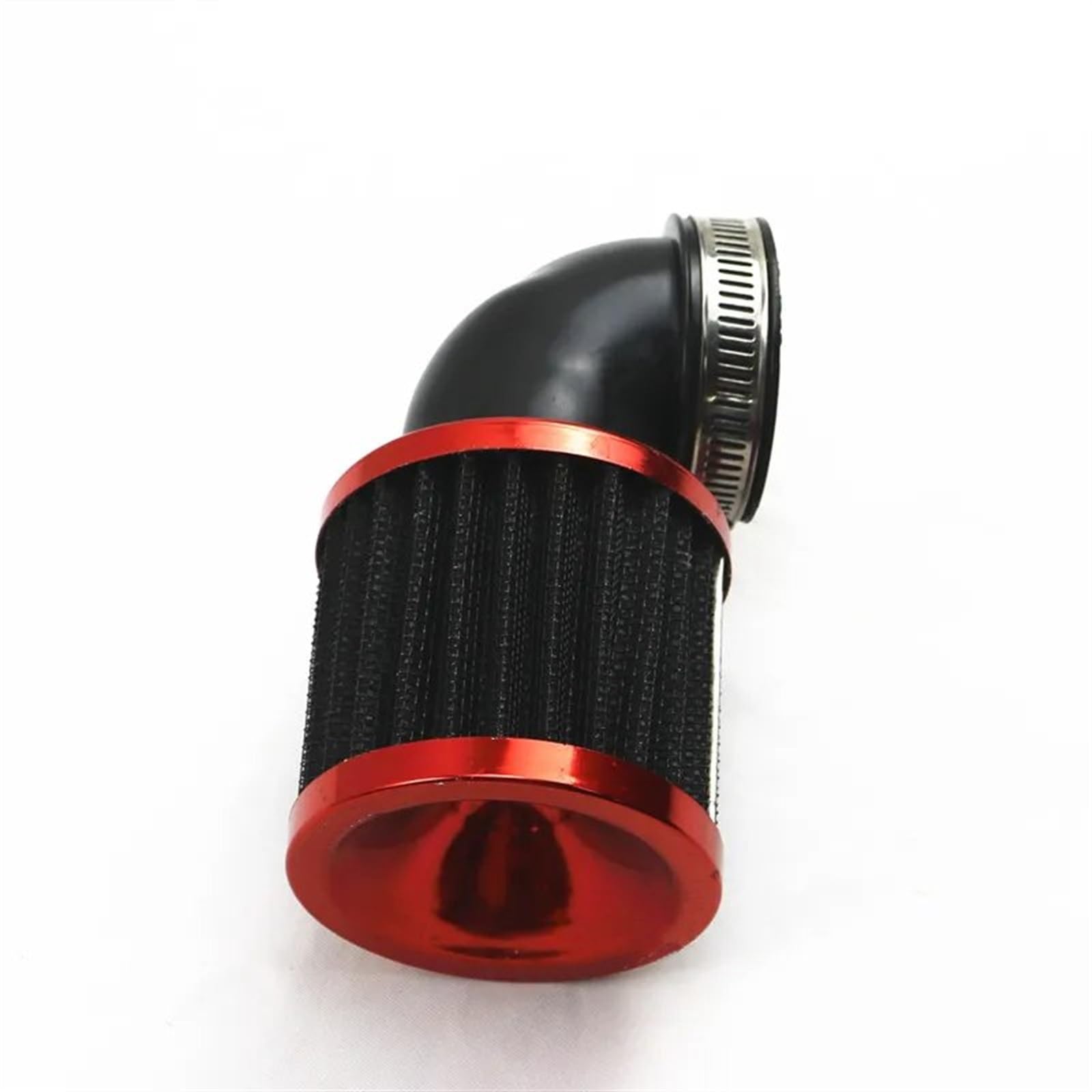 Luftfiltereinsatz Motorrad 45-48mm Rot Rechten Winkel Luftfilter Reiniger Off Road Bike Dirt Motorrad Luftfilter von APNWVFO