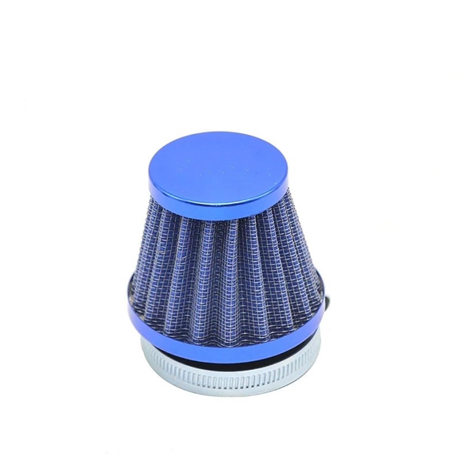 Luftfiltereinsatz Motorrad Universal 35mm 38mm 42mm 45mm 58mm Pilzkopf Motorrad Vergaser Luftfilter Reiniger Ansaugrohr Modifizierte Roller Motorrad Luftfilter(Blue 42mm) von APNWVFO