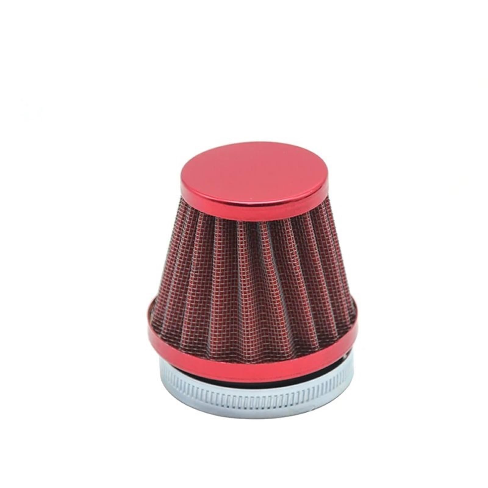 Luftfiltereinsatz Motorrad Universal 35mm 38mm 42mm 45mm 58mm Pilzkopf Motorrad Vergaser Luftfilter Reiniger Ansaugrohr Modifizierte Roller Motorrad Luftfilter(Red 35mm) von APNWVFO