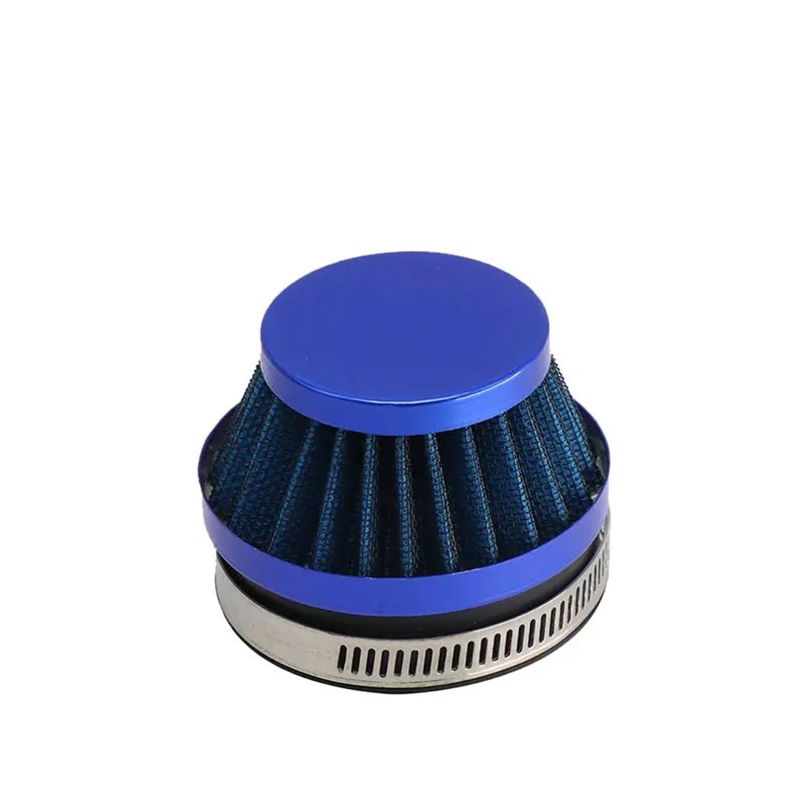 Luftfiltereinsatz Motorrad Universeller Vergaser-Luftfilterreiniger für 35 mm, 38 mm, 42 mm, 48 mm, 45 mm, 55 mm, 60 mm, Motorrad, Roller Motorrad Luftfilter(Blue,42mm) von APNWVFO