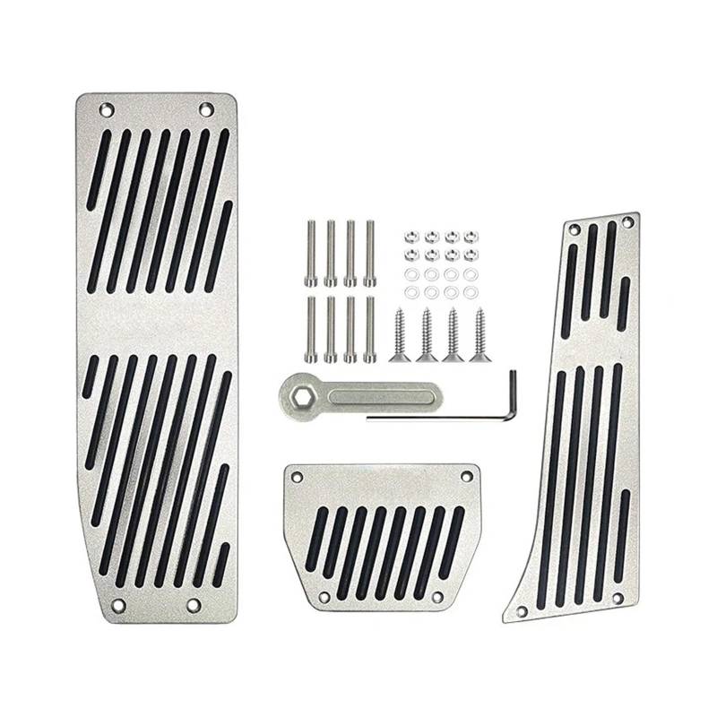 Pedalauflage Für 3 5 Serie E30 E32 E34 E36 E38 E39 E46 E87 E90 E91 X5 X3 Z3 Fußstütze Kraftstoff Brems Gas Pedal Pads Abdeckungen Auto Zubehör Auto Pedale Abdeckung(A Punch (at)) von APNWVFO