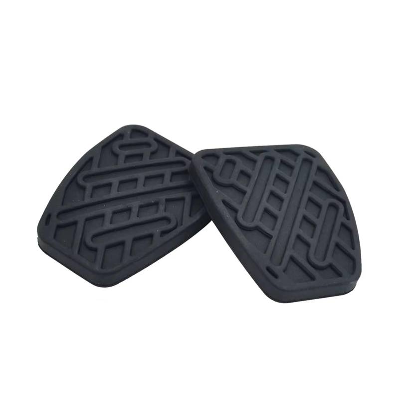 Pedalauflage Für Nissan Für Qashqai 2007-2016 Schwarz Gummi Bremse Kupplung Pedal Pad Abdeckungen 2X 46531JD00A Auto Pedale Abdeckung von APNWVFO