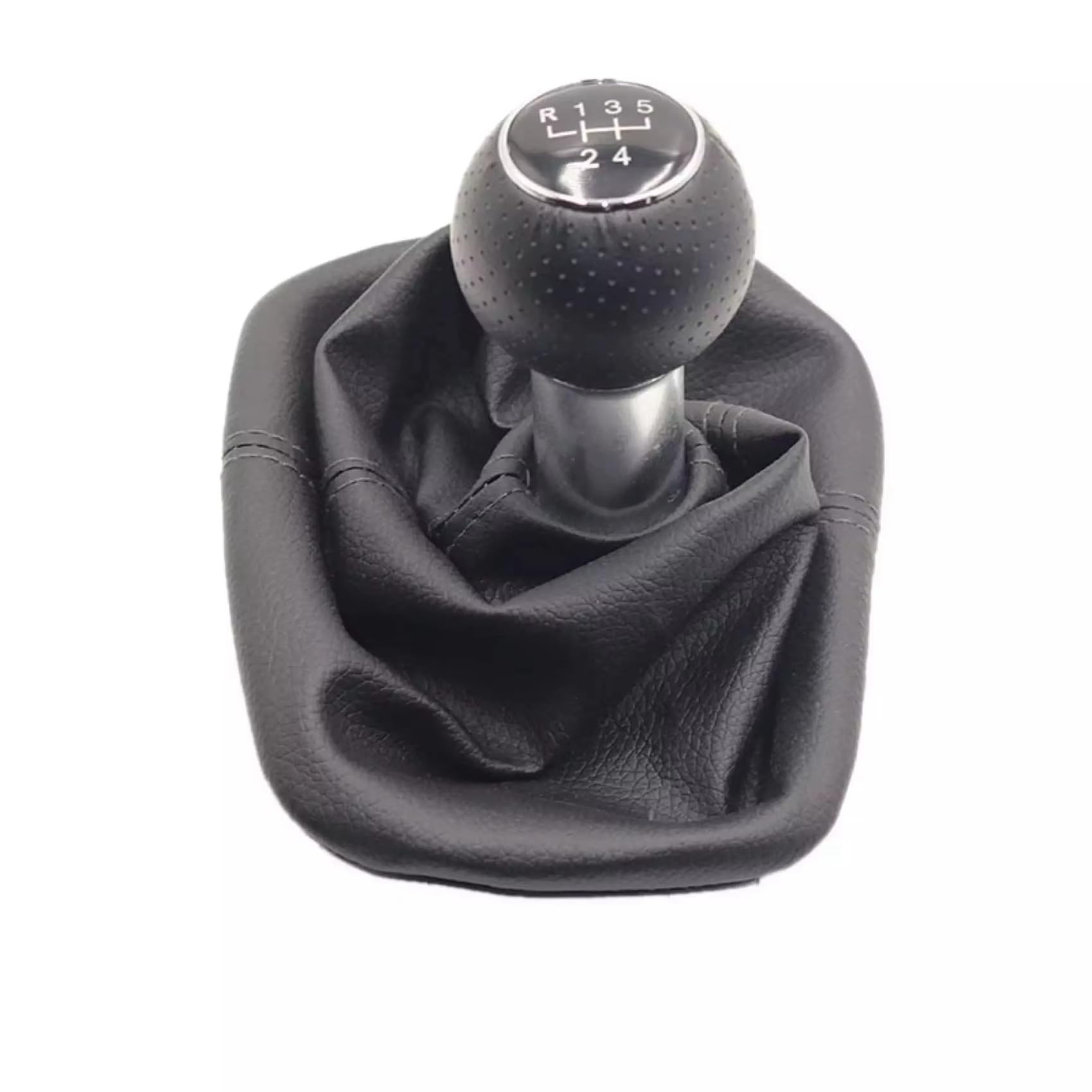 Schaltknäufe Für Golf 4 IV MK4 R32 Für Bora Für Jetta 1999-2004 Schwarz 5 Geschwindigkeit 12mm Schaltknauf Hebel Shifter Gaiter Boot Schaltknüppel von APNWVFO