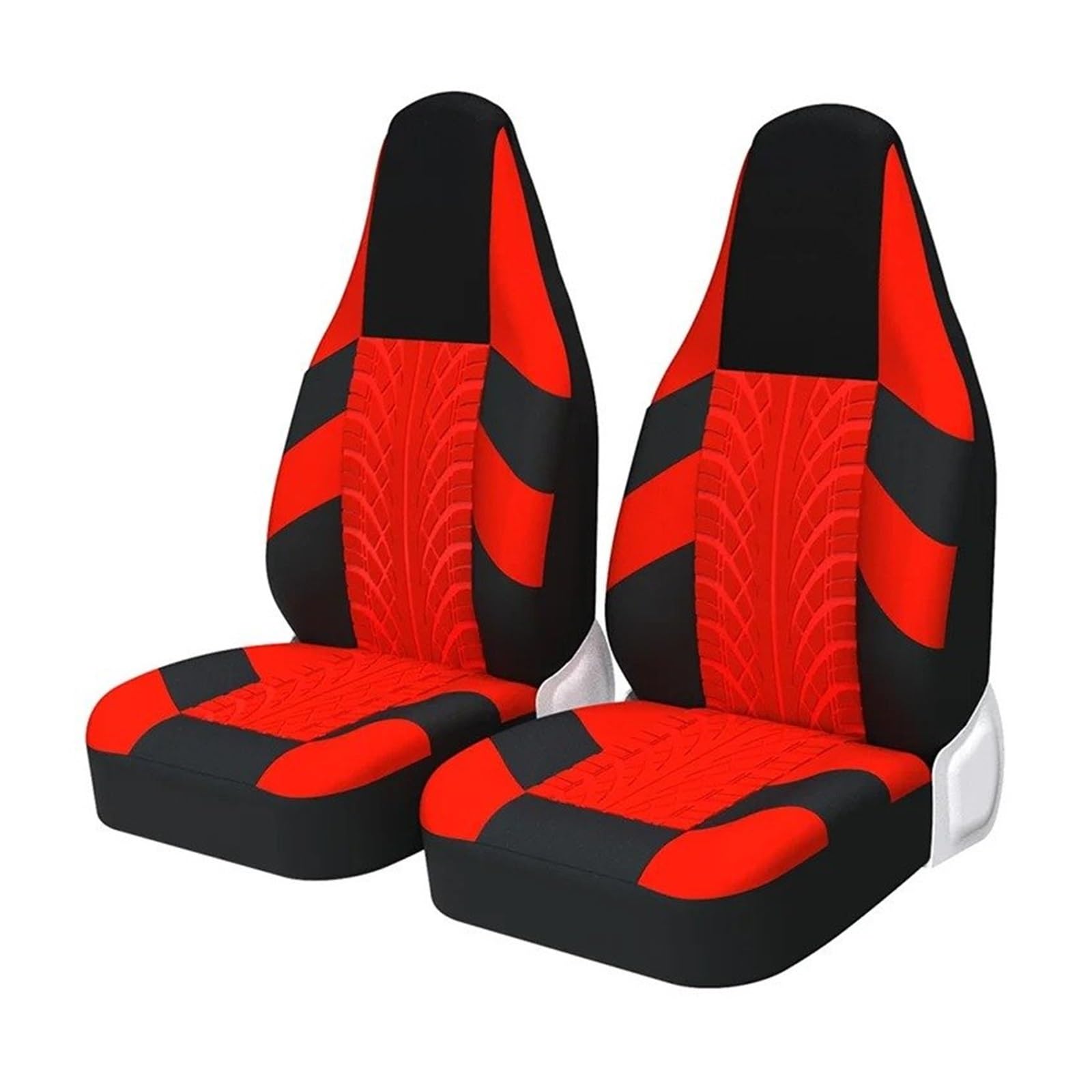 Sitzbezügesets Für Peugeot Autositzbezüge Im Bucket Tire Style Autositzüberzug(RED 2 Piece) von APNWVFO