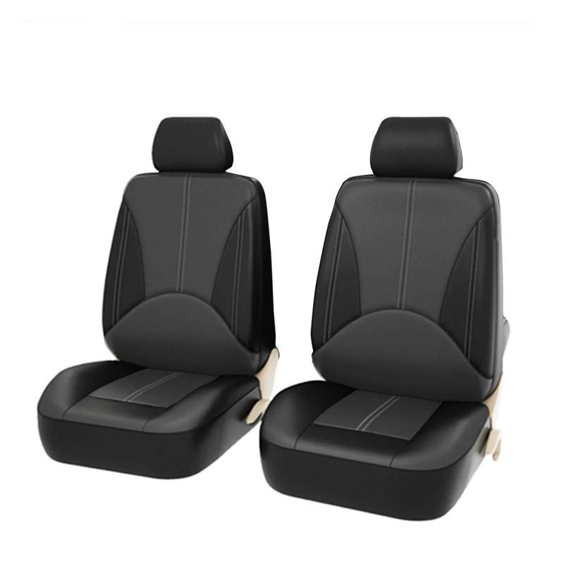 Sitzbezügesets Für Toyota Für Avalon Für Avensis Für Allion Für Auris Für Hybrid Für Crown Für RAV4 Für Alphard Für 4Runner Für Hilux Auto Sitzbezüge Autositzüberzug(B-2Seats-Grey) von APNWVFO