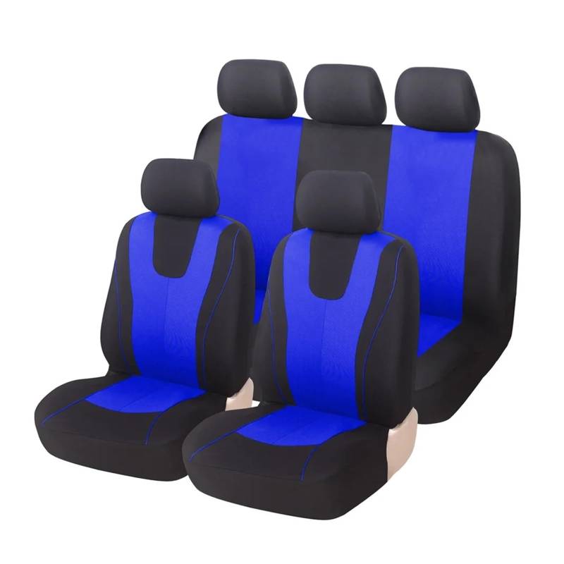 Sitzbezügesets Für Toyota Für Avalon Für Avensis Für Allion Für Auris Für Hybrid Für Crown Für RAV4 Für Alphard Für 4Runner Für Hilux Autositzbezug Autositzüberzug(5Seats-Blue) von APNWVFO