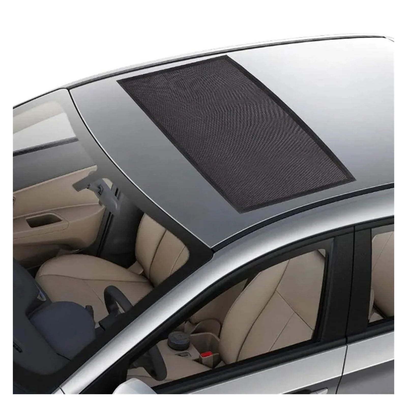 Sonnenschutz Autofenster 100X65cm Schiebedach-Sonnenschutzabdeckung Magnetisches Schiebedachnetz Autodach Schiebedach Sonnenschutzschild Abdeckung Schutz Für Limousinen SUVs Sonnenschutz Auto von APNWVFO