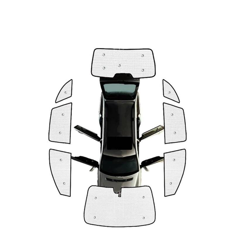 Sonnenschutz Autofenster Für Ford Für Edge U387 MK1 2007-2011 2012 2013 2014 Auto Sonnenschutz Windschutzscheiben Seitenfenster Visier Volle Abdeckungen Sonnenschirme Sonnenschutz Auto(All Sunshades von APNWVFO