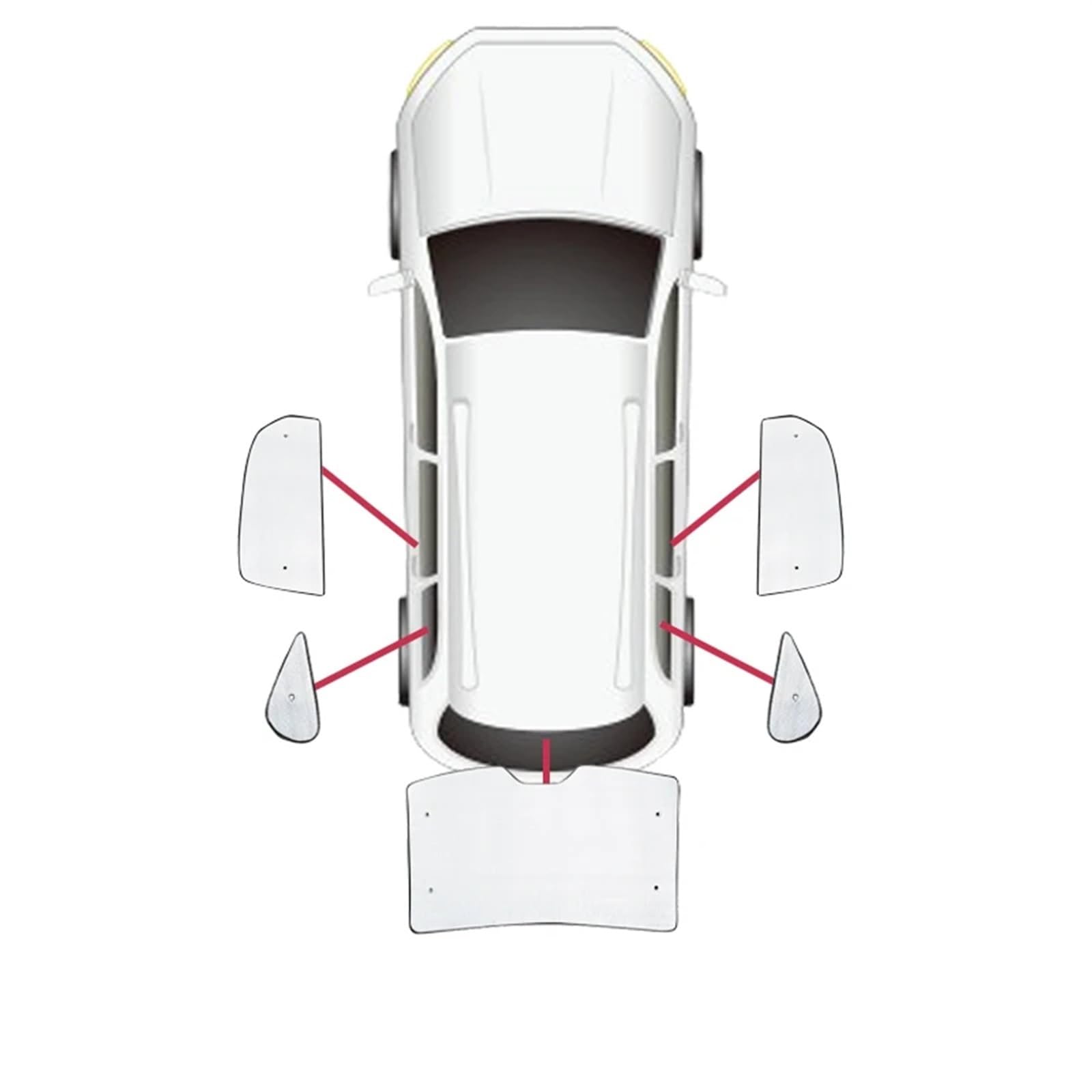 Sonnenschutz Autofenster Für Geely Für Zeekr 001 2021 2022 2023 2024 Anti-UV-Sonnenfensterabdeckung Windschutzscheibenfenster-Sonnenschutz Auto-Vollabdeckungsvisier Sonnenschutz Auto(Rear Sunshades) von APNWVFO