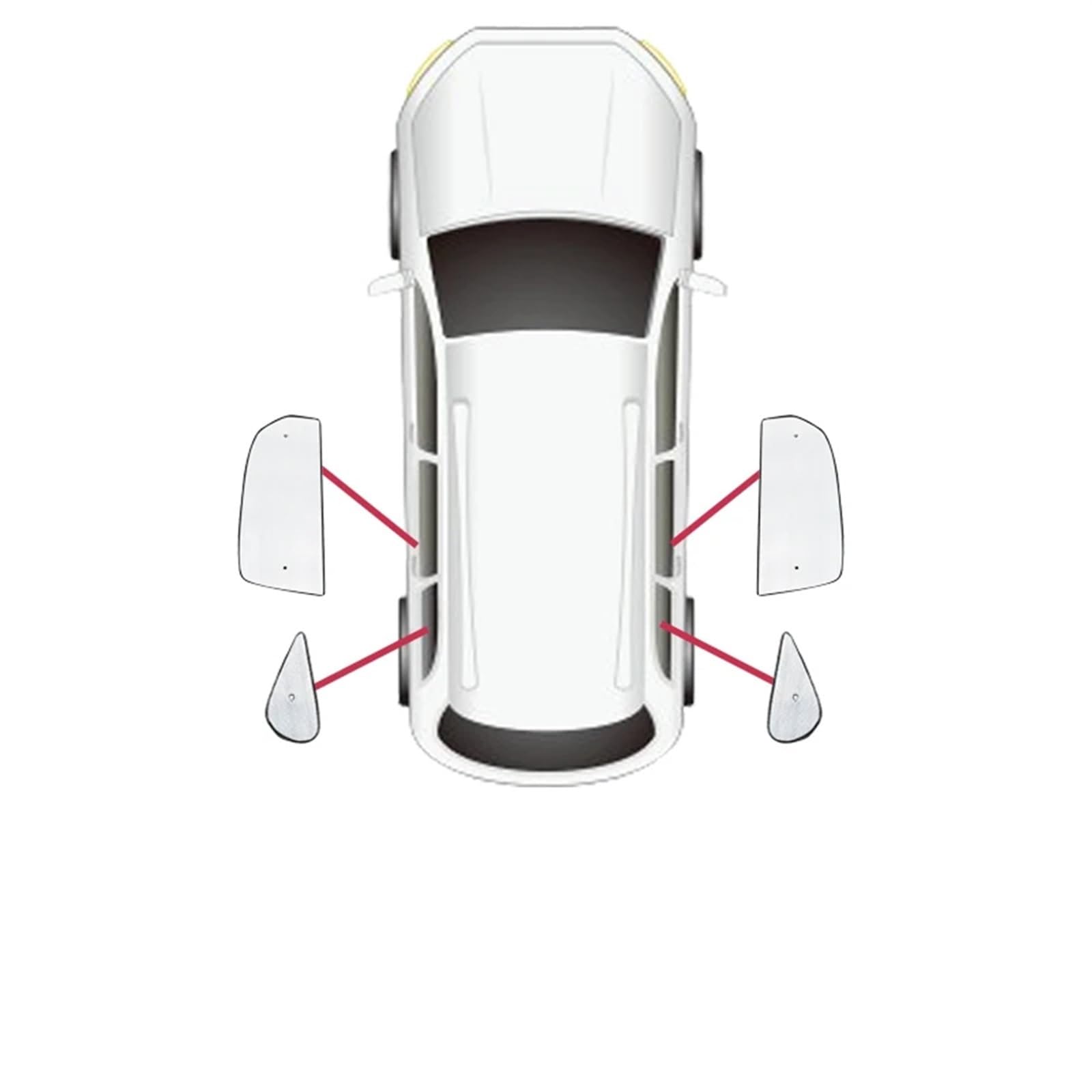 Sonnenschutz Autofenster Für Geely Für Zeekr 001 2021 2022 2023 2024 Anti-UV-Sonnenfensterabdeckung Windschutzscheibenfenster-Sonnenschutz Auto-Vollabdeckungsvisier Sonnenschutz Auto(Rear Windows) von APNWVFO