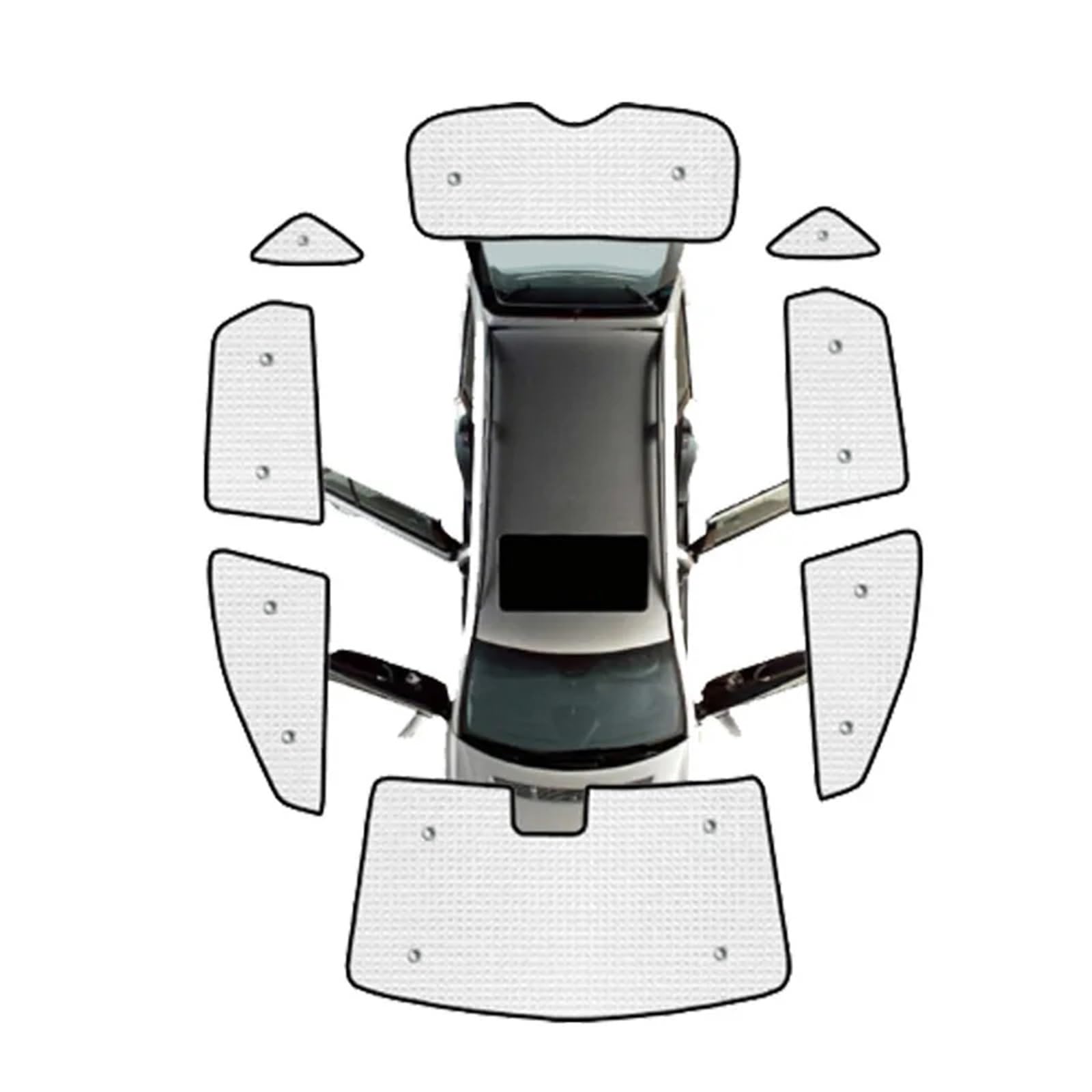 Sonnenschutz Autofenster Für Hyundai Für Tucson NX4 2023 2022 Für LWB Auto-Windschutzscheiben UV-Schutz Sonnenschutz Seitenfenster Visier Zubehör Vollständige Abdeckung Sonnenschirme Sonnenschutz Auto von APNWVFO