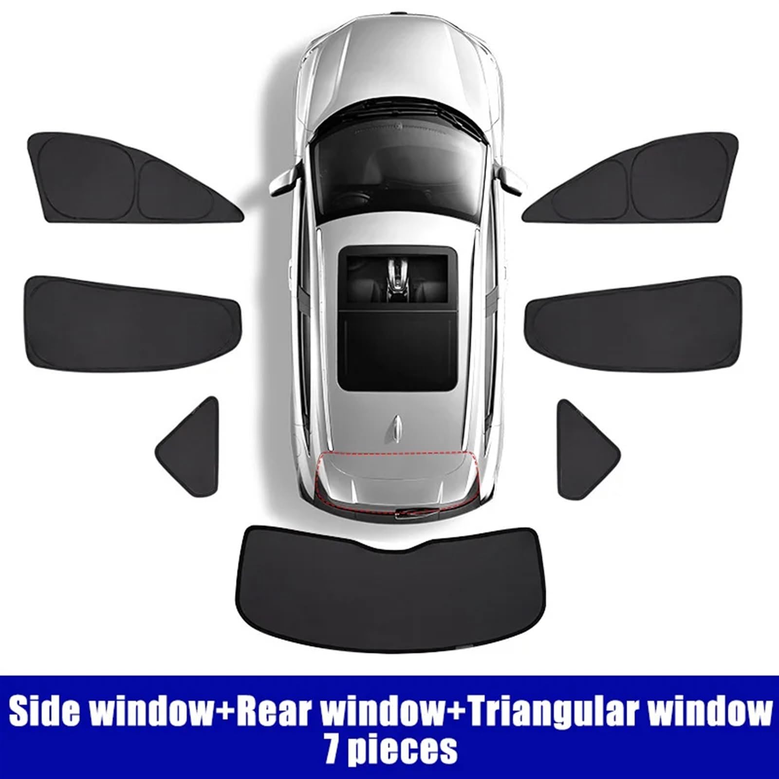 Sonnenschutz Autofenster Für Q5 8R 2009 2010 2011 2012 2013 2014 2015 2016 2017 SUV Abdeckung Anti-Uv Sonne Schiebedach Fenster Faltbare Visier Auto Sonnenschirm Sonnenschutz Auto(Rear Windows) von APNWVFO