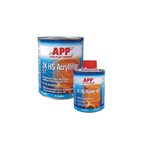 APP 2K HS ACRYLFILLER 5:1 GRAU FÜLLER inkl HÄRTER 4,8 Liter 020411S von APP