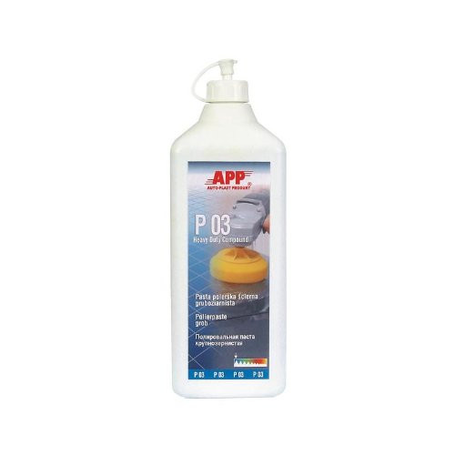 APP P03 Heavy Duty Compound Polierpaste mit intensiver Schleifwirkung 600 g 081301 von APP