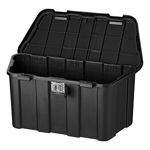 APT Deichselbox Anhänger | 45L | mit Zahlenschloss | inkl Montagematerial | Kiste von APT