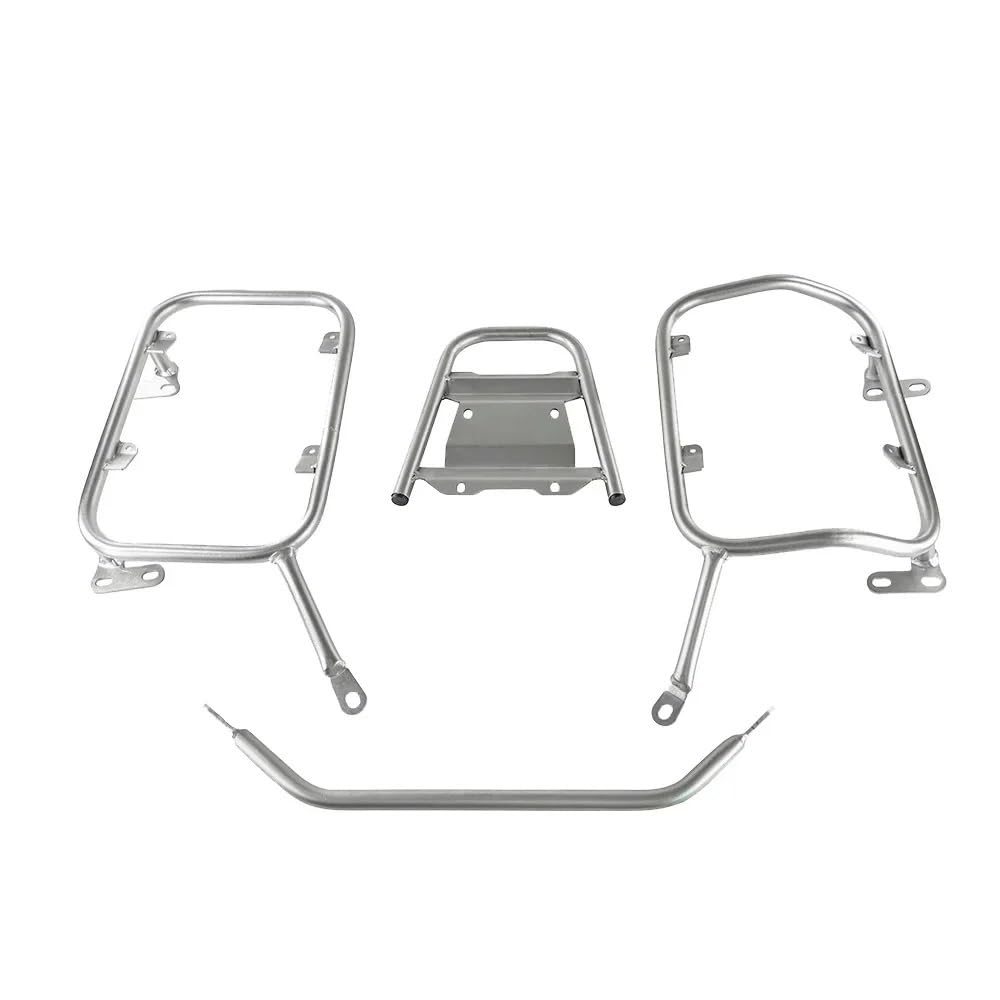 Motorrad Gepäck Halter Regal Edelstahl-Gepäckträger Hinten, Motorrad-Satteltaschentaschen, Kofferraum-Top-Case-Halterungen Für Su&zuki Für V-Strom 650 DL650 2017–2022 von APUTRCI