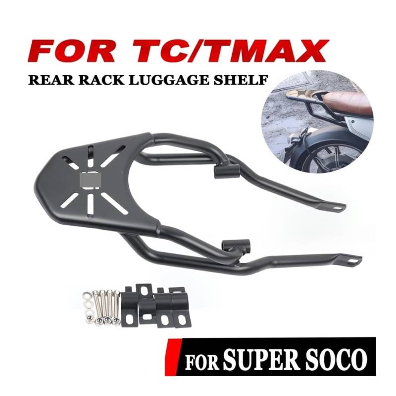 Motorrad Gepäck Halter Regal Für Su&per SO&CO TC MAX Motorrad Zubehör Gepäckträger Gepäck Regal Halterung Schwanz Box Unterstützung Schwanz Platte Box Armlehne Ersatzteile von APUTRCI