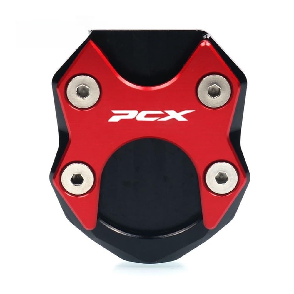 Motorrad Seitenständer Pad Für PCX125 PCX150 PCX 125 150 2018 2019 2020 2021 Motorrad CNC Kickstand Fuß Seite Stehen Unterstützung Erweiterung Enlarger Pad von APUTRCI