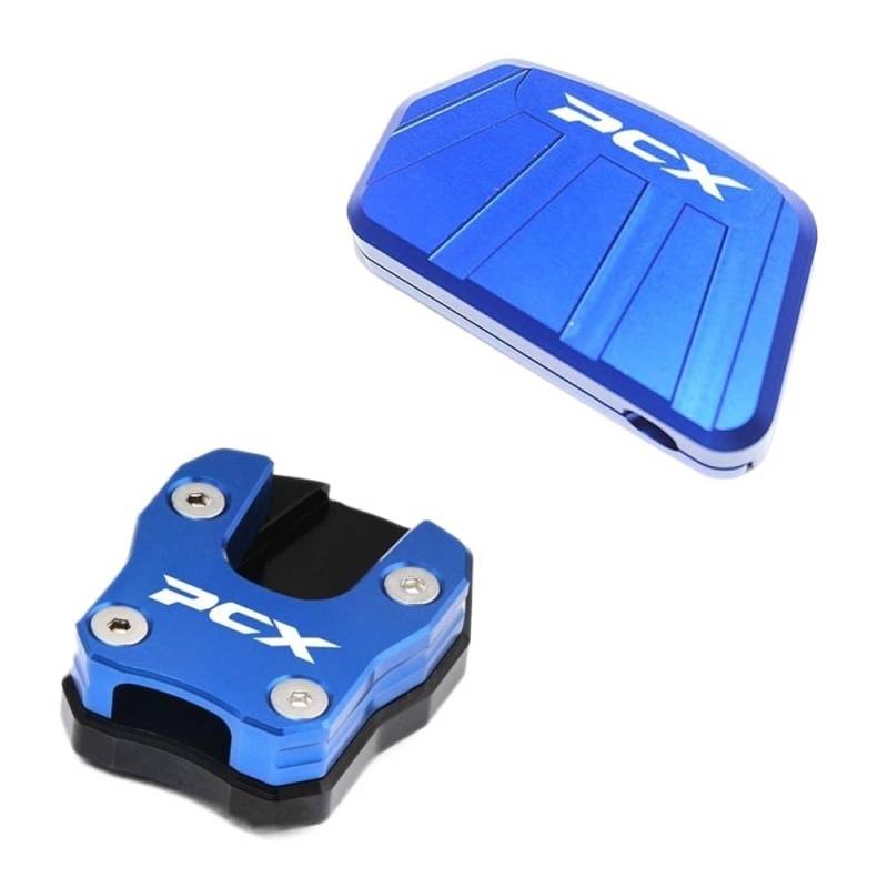 Motorrad Seitenständer Pad Für PCX150 PCX125 2019 2020 2021 PCX 150 125 Seite Brace Pad Seitenständer Verlängerung Pad Kit Ständer Platte Vergrößerer Pad Set von APUTRCI