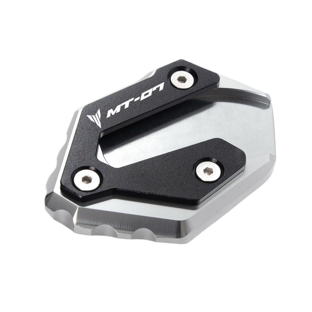 Motorrad Seitenständer Pad Für Ya&maha MT07 MT 07 MT-07 2014-2019 2018 2020 2021 Motorrad CNC Seite Stehen Vergrößern Verlängerung KickstandZubehör Motorrad von APUTRCI