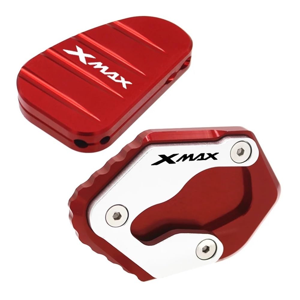 Motorrad Seitenständer Pad Für Ya&maha Xmax X-MAX 250 300 XMAX300 Motorrad Zubehör Ständer Seite Stehen Verlängerung Enlarger Pad Seite Halterung von APUTRCI