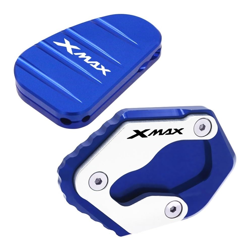 Motorrad Seitenständer Pad Für Ya&maha Xmax X-MAX 250 300 XMAX300 Motorrad Zubehör Ständer Seite Stehen Verlängerung Enlarger Pad Seite Halterung von APUTRCI