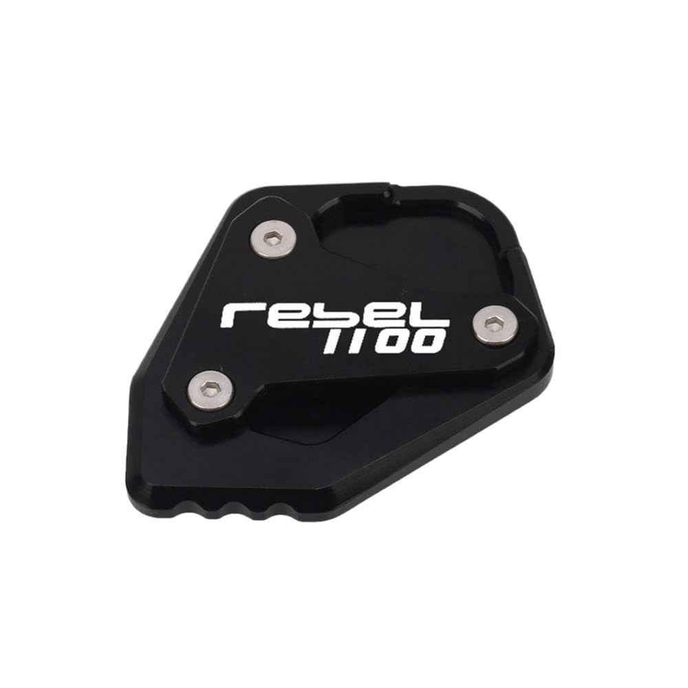 Motorrad Seitenständer Pad Motorrad CNC Ständer Fuß Seite Stehen Verlängerung Pad Unterstützung Vergrößern Platte Für Rebel CMX1100 CM1100 CMX 1100 2020-2022 von APUTRCI