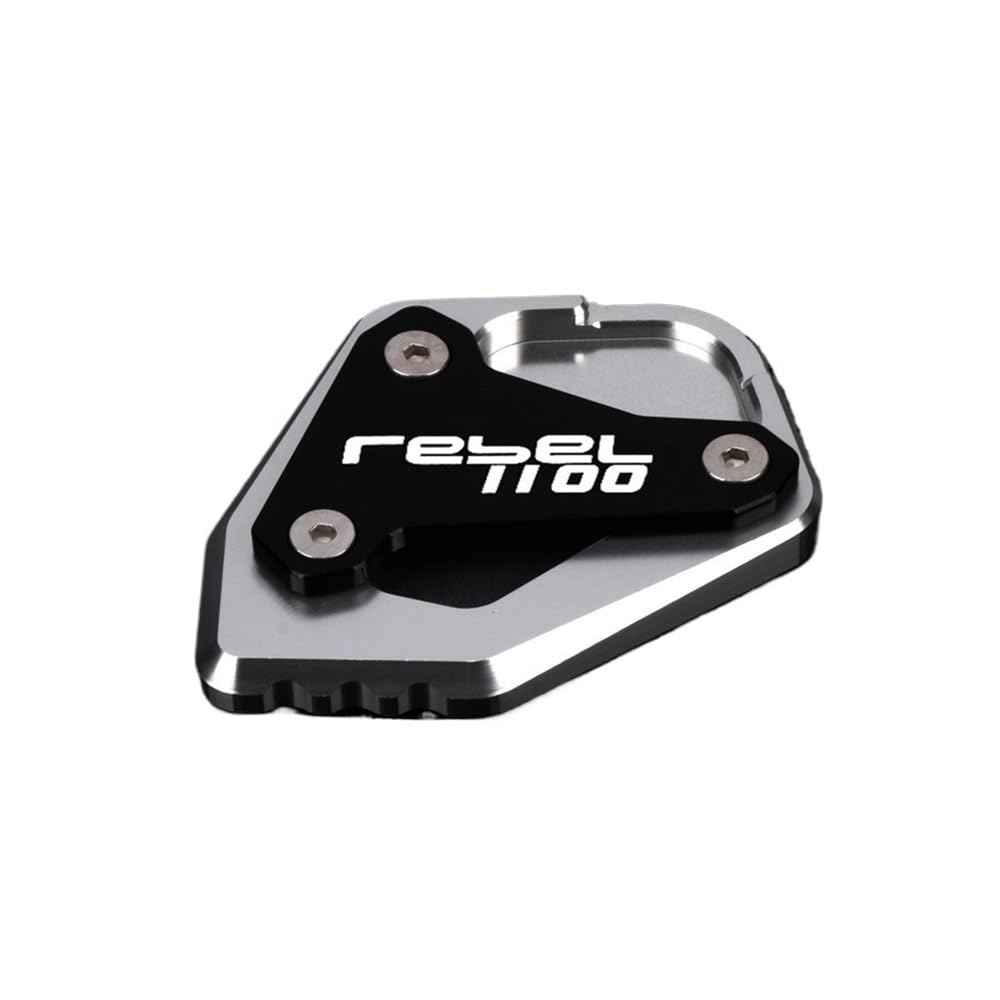 Motorrad Seitenständer Pad Motorrad CNC Ständer Fuß Seite Stehen Verlängerung Pad Unterstützung Vergrößern Platte Für Rebel CMX1100 CM1100 CMX 1100 2020-2023 von APUTRCI