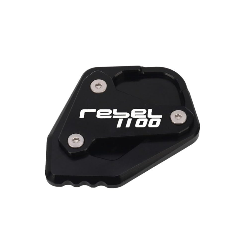 Motorrad Seitenständer Pad Motorrad CNC Ständer Fuß Seite Stehen Verlängerung Pad Unterstützung Vergrößern Platte Für Rebel CMX1100 CM1100 CMX 1100 2020-2023 von APUTRCI