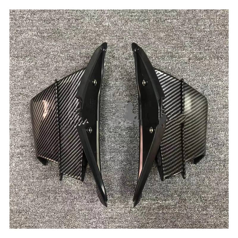 Rahmenabdeckungen Seitenteile Verkleidung Mo&torrad Winglet Aerodynamische Seite Wind Fin Spoiler ABS Front Verkleidung Schutz Flügel Abdeckung Für CBR650R 2019-2023 von APUTRCI