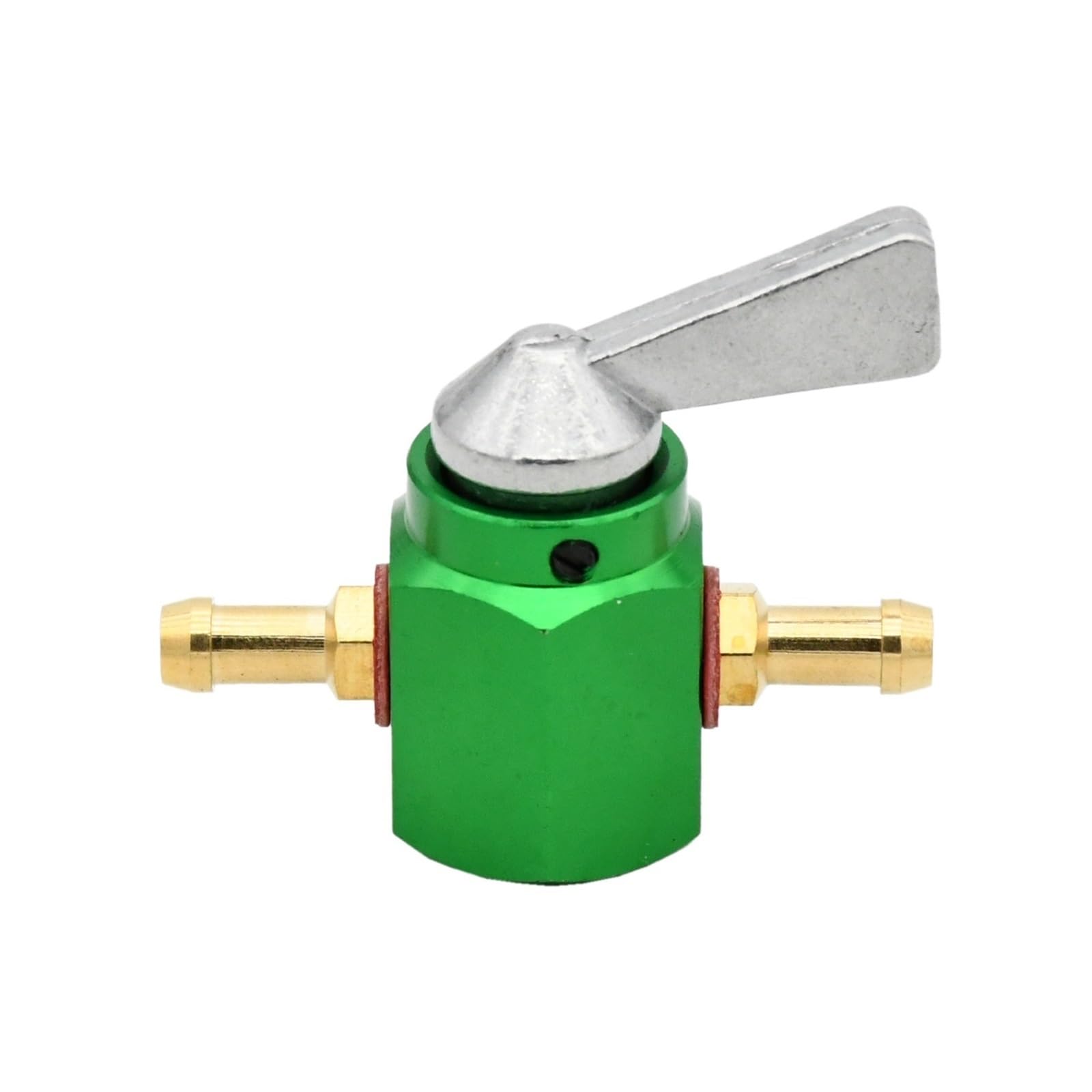 6mm CNC Gas Tank Kraftstoff Schalter Benzin Wasserhahn Benzin Schalter Abschaltung Ventil Farbe Kraftstoff Schlauch(Green Switc) von AQXYWAZQ