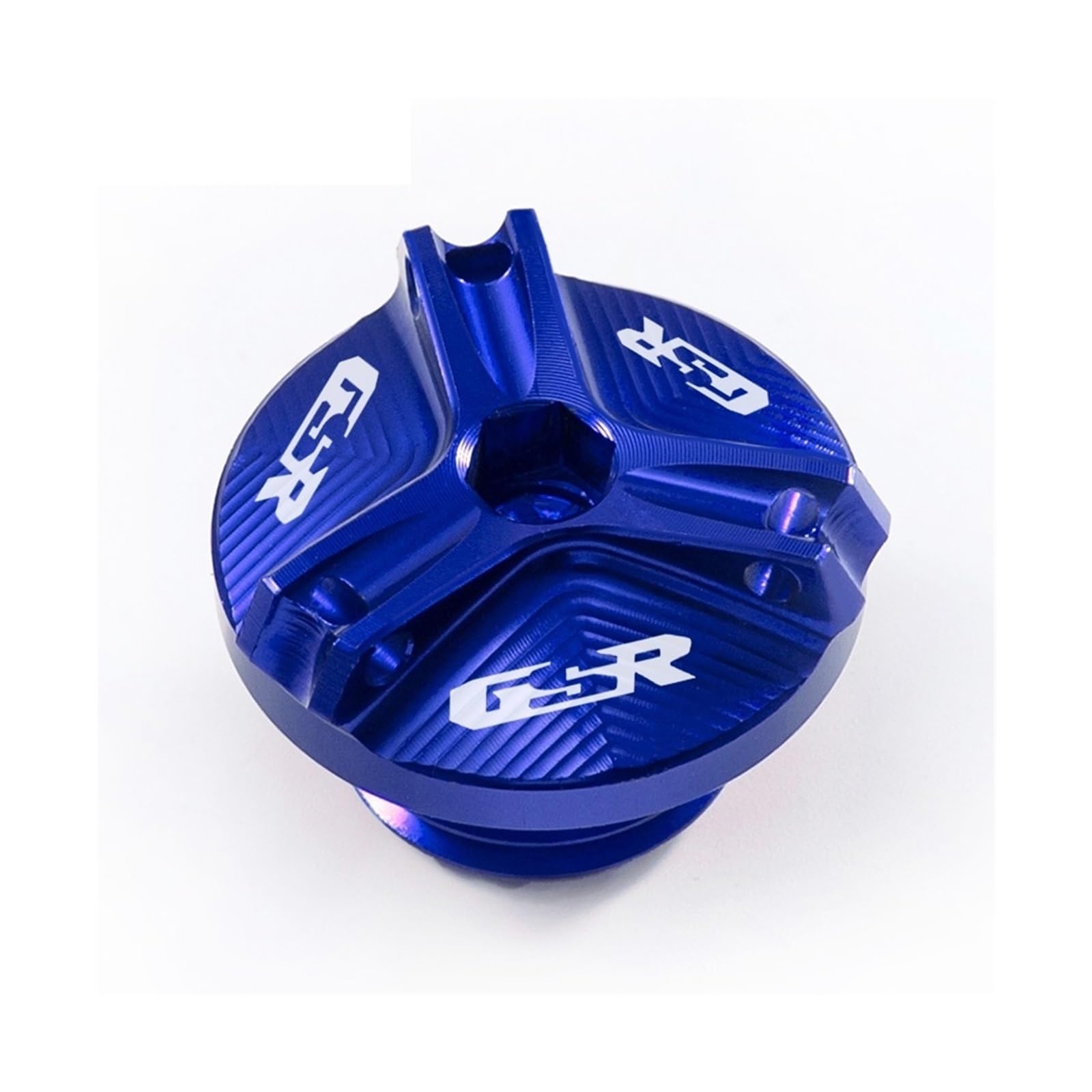 AQXYWQLL Kompatibel mit GSR 750 400 600 GSR750 GSR400 GSR600 Motorrad-Vorderradbremstankdeckel und Motoröl-Einfülldeckel-Zubehör(Oil Filler Cap blue) von AQXYWQLL