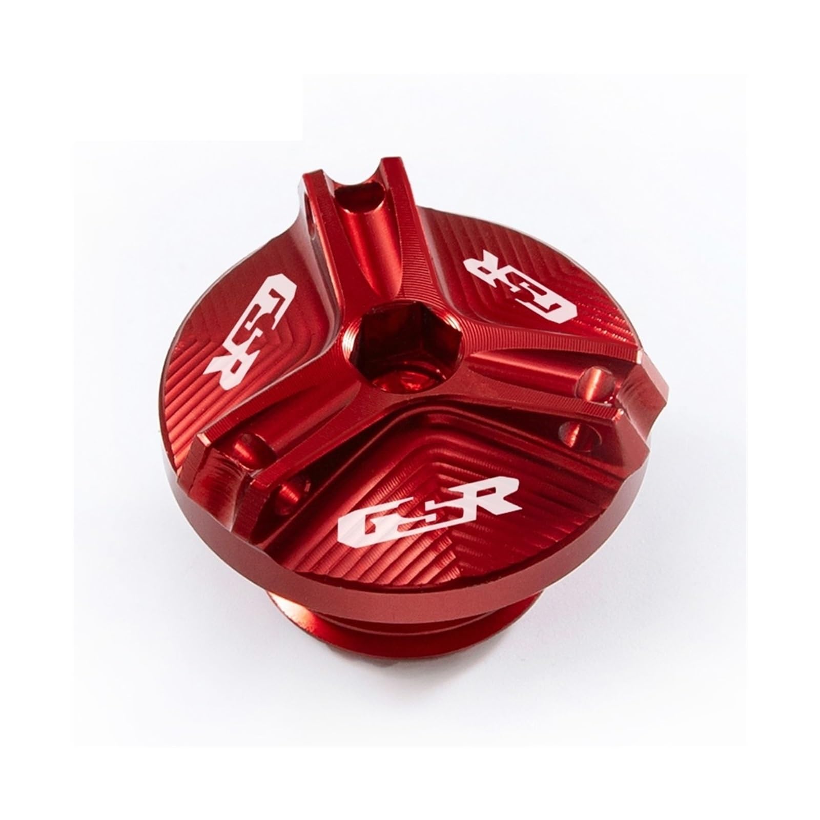 AQXYWQLL Kompatibel mit GSR 750 400 600 GSR750 GSR400 GSR600 Motorrad-Vorderradbremstankdeckel und Motoröl-Einfülldeckel-Zubehör(Oil Filler Cap red) von AQXYWQLL