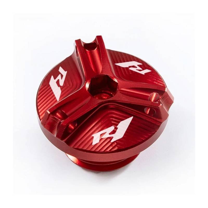 AQXYWQLL Kompatibel mit YZF R1 R1M YZFR1 YZF-R1 M 2005-2017 2018 2019 2020 Motorrad Motoröleinfülldeckel Ölfilterdeckel Zubehör(R1 red) von AQXYWQLL