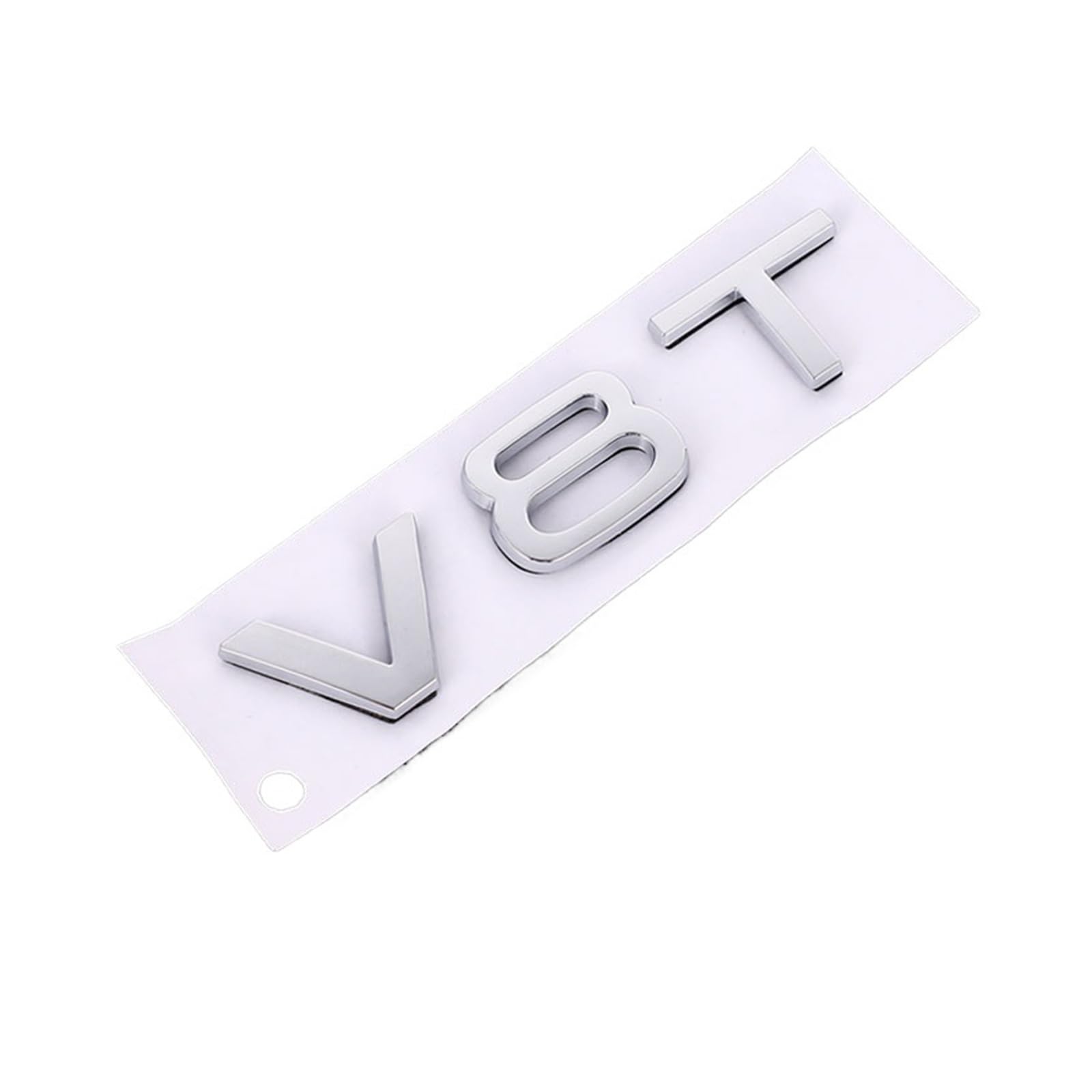 AQXYWQOL 3D-Autoaufkleber 3.0 5.0 V6 V8 V6T V8T Logo-Aufkleber Heck-Emblem-Abzeichen-Abziehbilder Heckkoffer-Aufkleber Farbe ist konstant, verblasst nicht und beschädigt(V8T Sticker) von AQXYWQOL