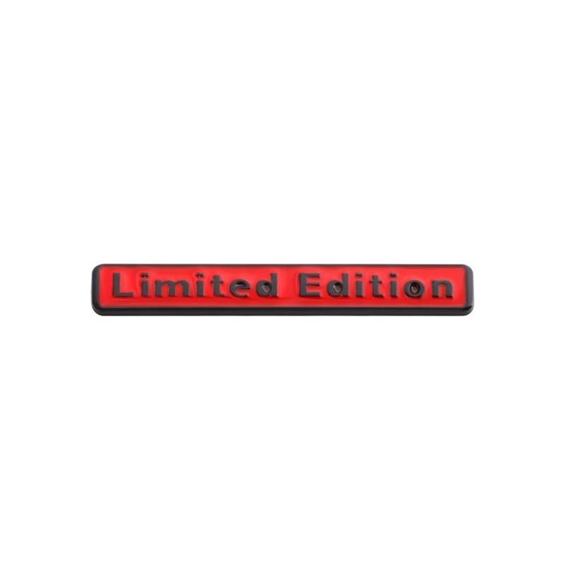 AQXYWQOL 3D Metall Limited Edition Emblem Abzeichen Autoaufkleber Aufkleber Farbe ist konstant, verblasst nicht und beschädigt(Limited Edition-06) von AQXYWQOL