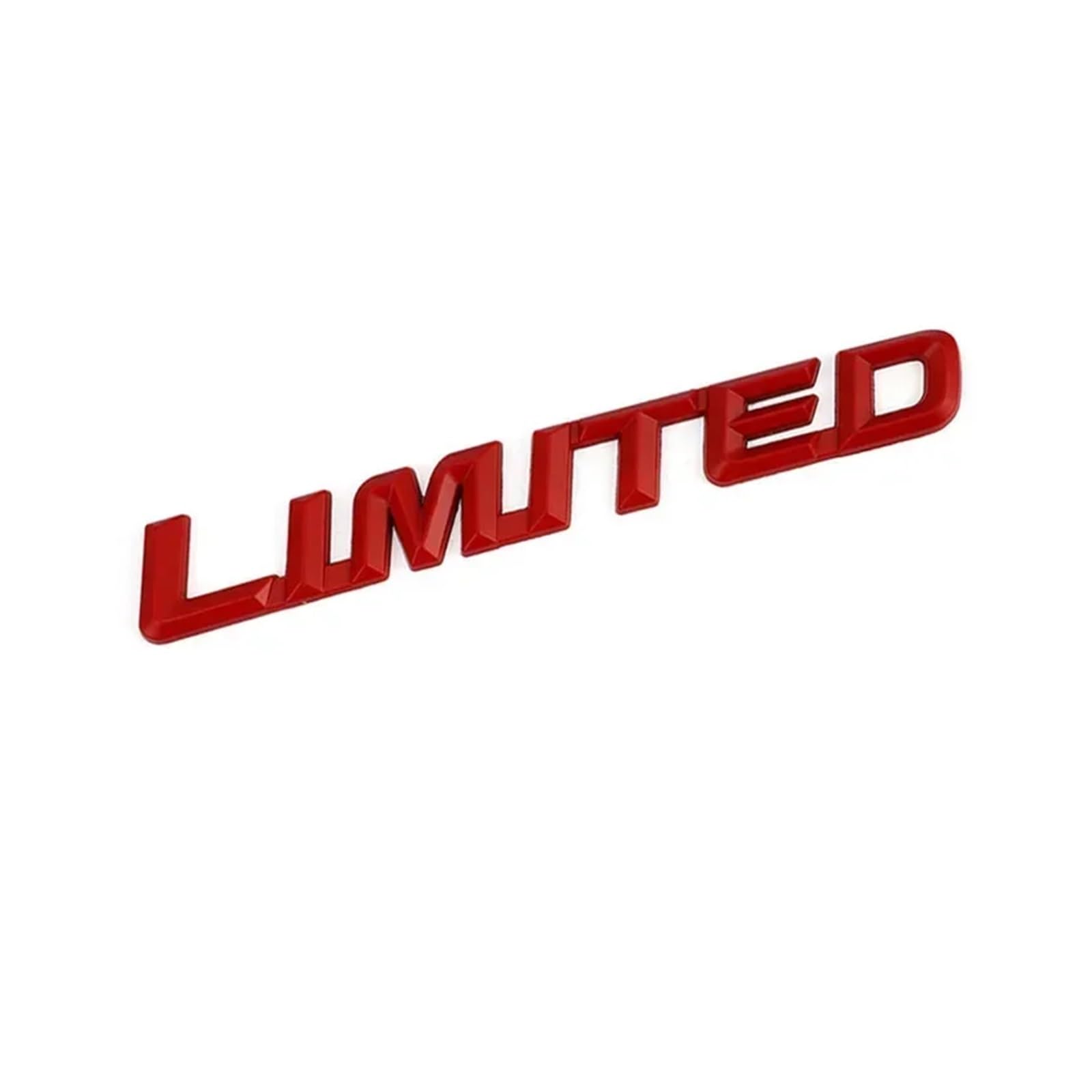 AQXYWQOL 3D-Metall-Limited-Logo for den hinteren Kofferraum, Kotflügel, Emblem, Abzeichen, Aufkleber, kompatibel mit Grand Cherokee Wrangler Compass, Auto-Styling-Zubehör Farbe ist konstant, verblasst von AQXYWQOL