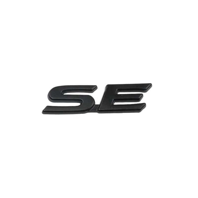 AQXYWQOL 3D Metall SE XSE Logo Hinten Stamm Emblem Abzeichen Aufkleber Aufkleber Kompatibel mit Camry Sienna Highlander Corolla Auto Styling Zubehör Farbe ist konstant, verblasst nicht und beschädigt( von AQXYWQOL