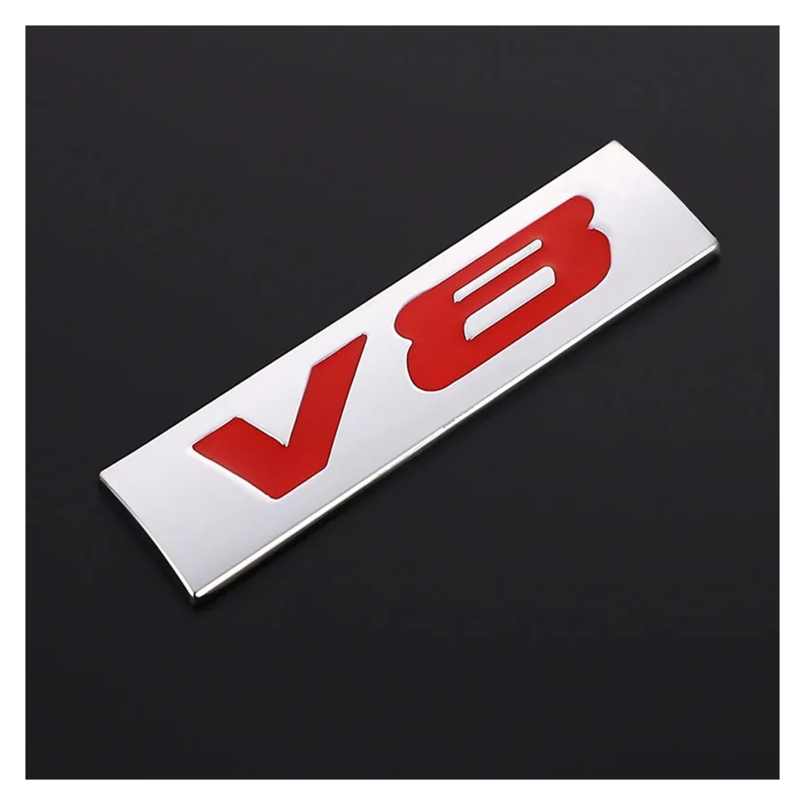 AQXYWQOL 3D-Metall-V6-V8-Autoaufkleber-Emblem-Abzeichen-Aufkleber Farbe ist konstant, verblasst nicht und beschädigt(for V8 Stickers-01) von AQXYWQOL