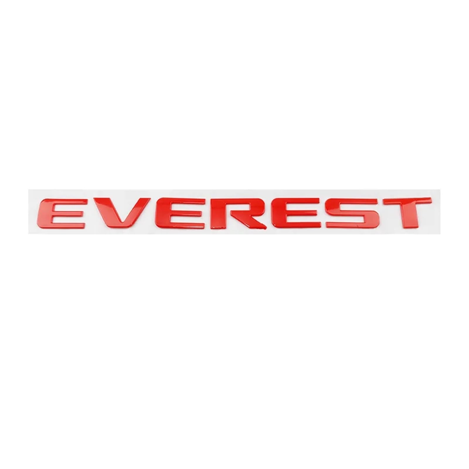 AQXYWQOL Auto 3D ABS Kopf Haube Buchstaben Logo Abzeichen Emblem Aufkleber Aufkleber Kompatibel mit Everest 2018 2019 2020 2021 2022 2023 Styling Zubehör Farbe ist konstant, verblasst nicht und beschä von AQXYWQOL