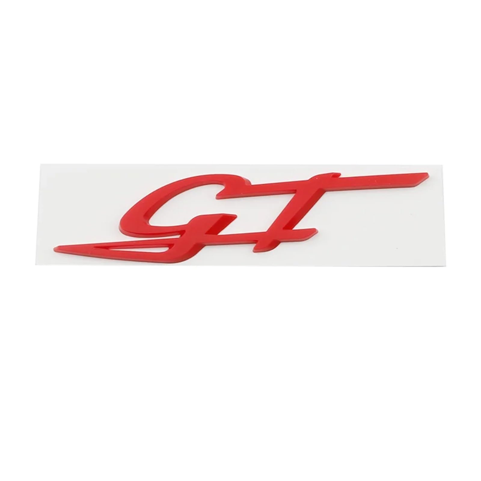 AQXYWQOL Auto 3D Metall GT Logo Abzeichen Emblem Aufkleber Aufkleber Kompatibel mit Levante Quattroporte Ghibli Modena GT MC20 Styling Zubehör Farbe ist konstant, verblasst nicht und beschädigt(Red) von AQXYWQOL