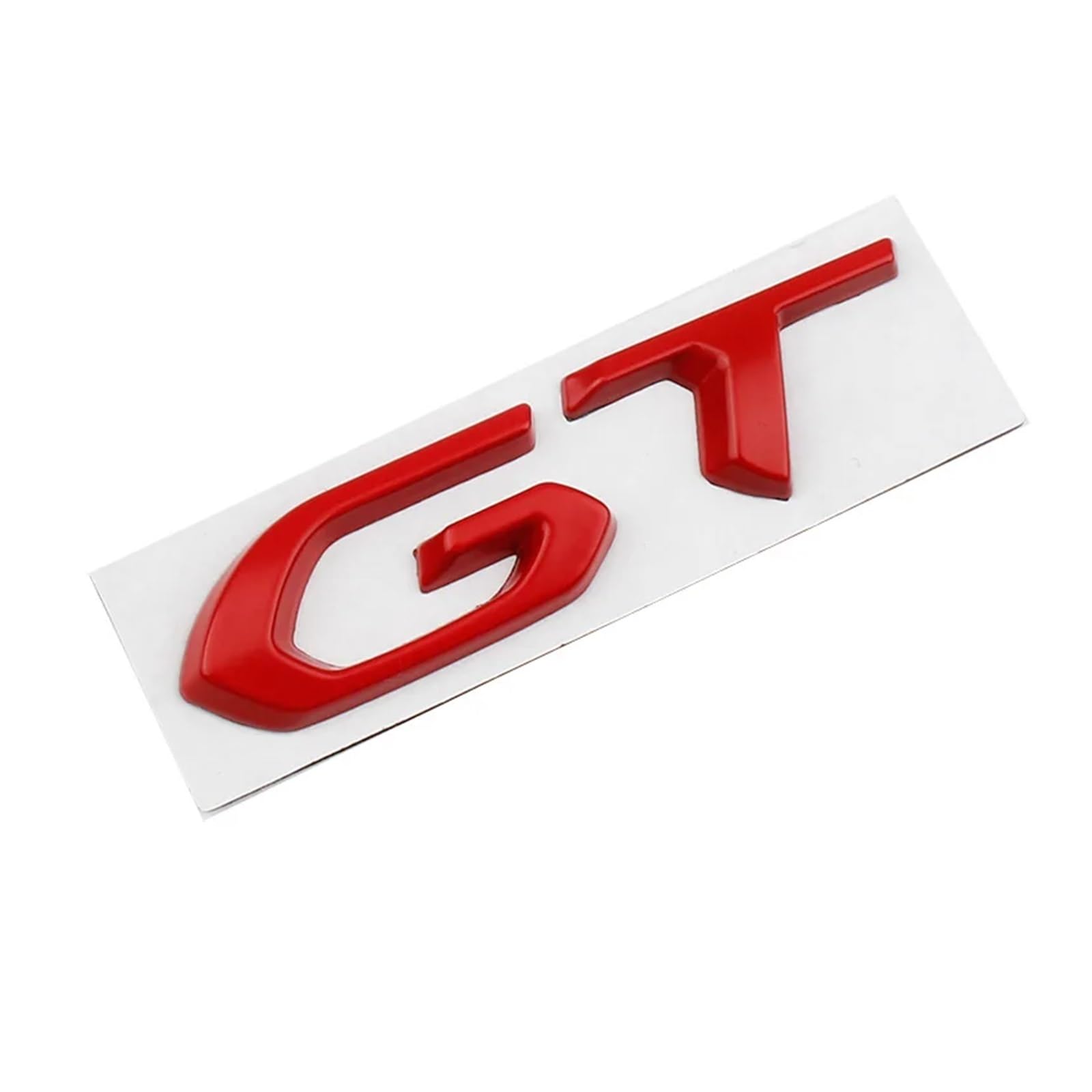 AQXYWQOL Auto 3D Metall GT Logo Aufkleber Aufkleber kompatibel mit 308 407 106 205 206 208 3008 5008 108 406 408 306 Kofferraum Emblem Abzeichen Aufkleber Farbe ist konstant, verblasst nicht und besch von AQXYWQOL