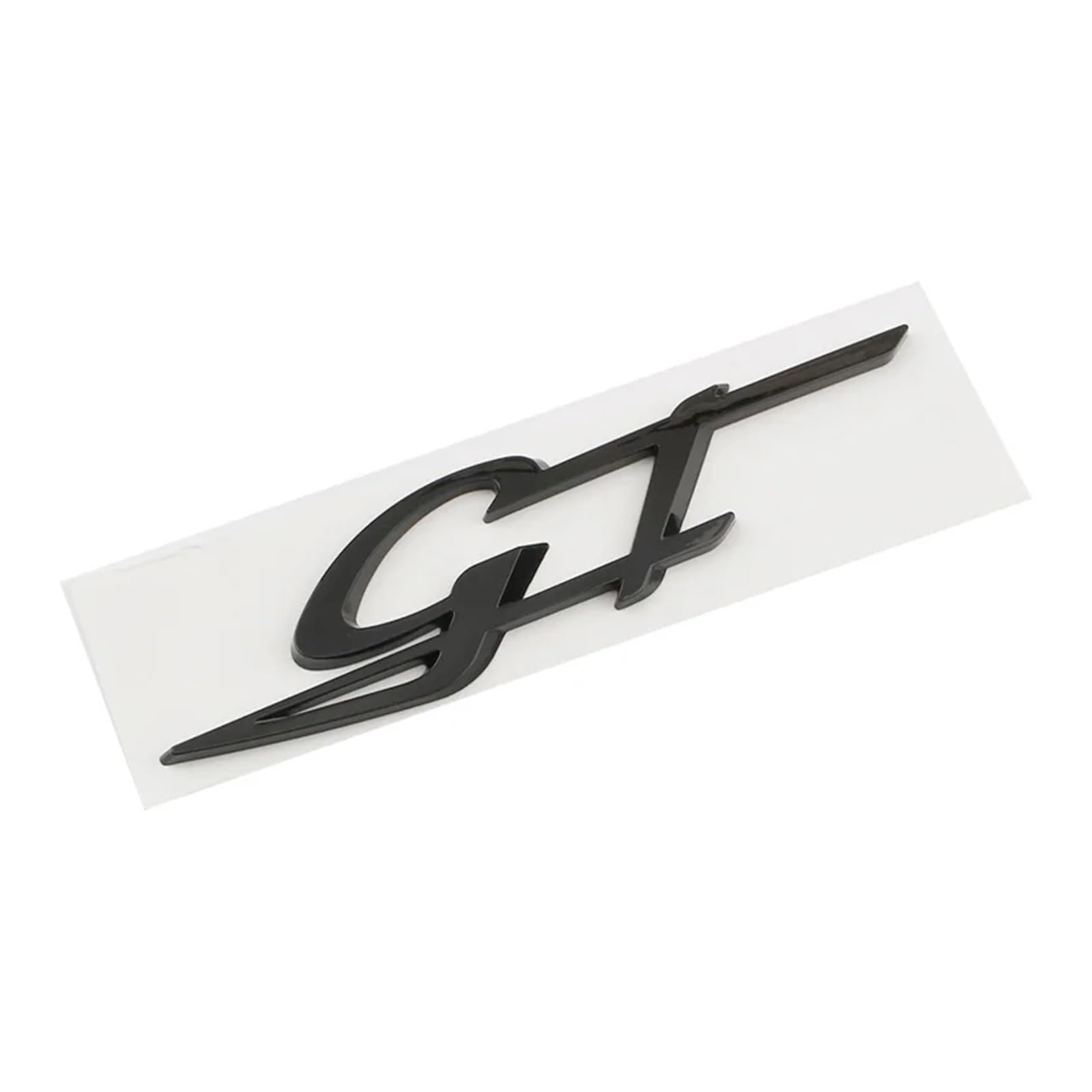 AQXYWQOL Auto 3D Metall GT Logo Aufkleber Emblem Abzeichen Aufkleber kompatibel mit GT MC20 2023 Styling Zubehör Farbe ist konstant, verblasst nicht und beschädigt(Gloss Black) von AQXYWQOL