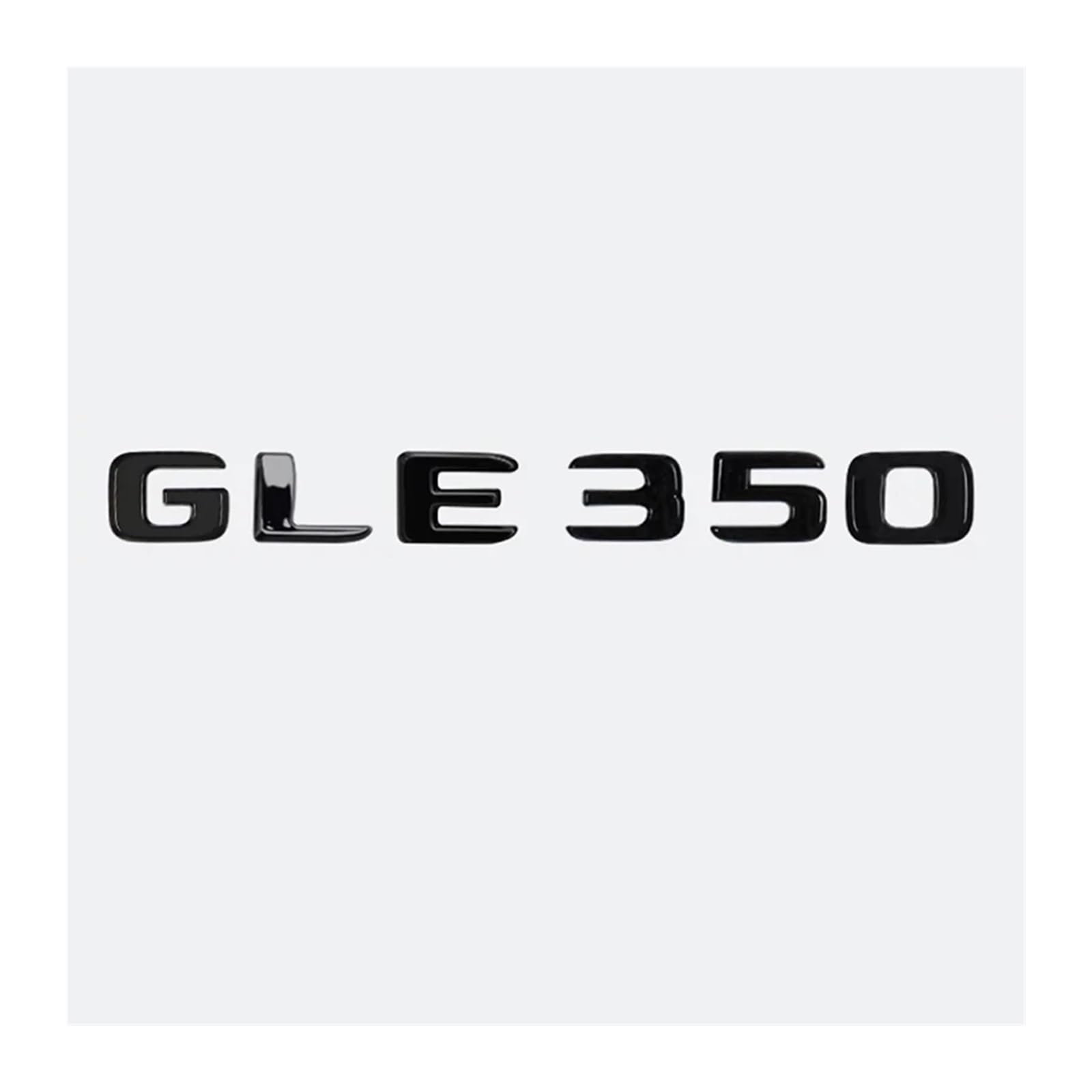 AQXYWQOL Auto ABS Kofferraum Buchstaben Logo Abzeichen Emblem Aufkleber Styling Aufkleber kompatibel mit GLE GLE53 GLE350 GLE400 GLE450 W166 W167 4 Matic Farbe ist konstant, verblasst nicht und beschä von AQXYWQOL