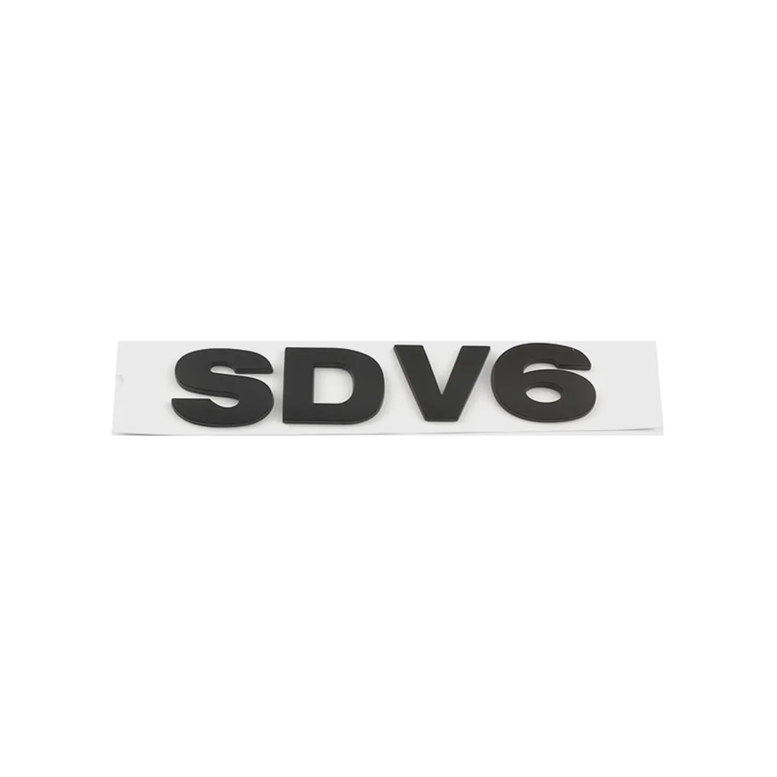 AQXYWQOL Auto SDV6 SDV8 Kofferraum-Kotflügel-Logo-Abzeichen-Emblem-Aufkleber, kompatibel mit Sport 4-Zubehör Farbe ist konstant, verblasst nicht und beschädigt(SDV6 Matte black) von AQXYWQOL