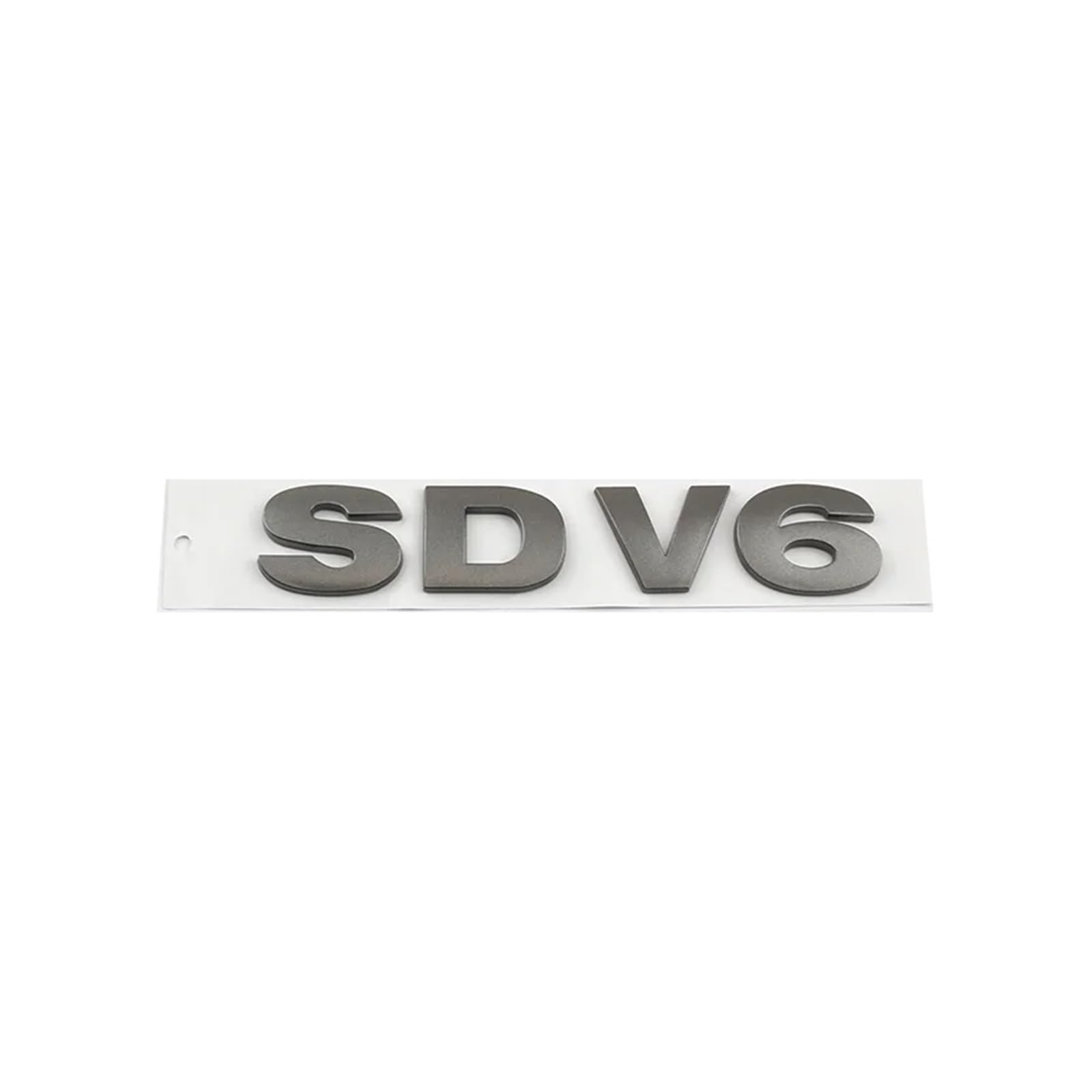 AQXYWQOL Auto SDV6 SDV8 Kofferraum-Kotflügel-Logo-Abzeichen-Emblem-Aufkleber, kompatibel mit Sport 4-Zubehör Farbe ist konstant, verblasst nicht und beschädigt(SDV6 gray) von AQXYWQOL
